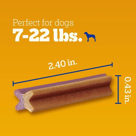 Dentastix Dual Flavor Small Breed Dog Treats, Bacon & Chicken17.78 oz. Bag 2PACK - Picture 4 of 10